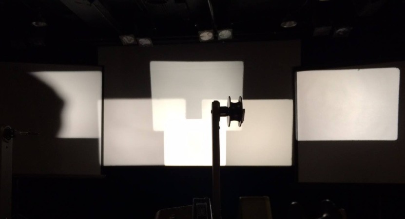Still image from Films for One to Eight Projectors.